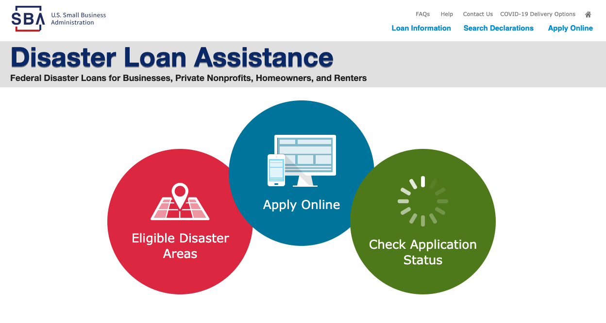 SBA Disaster Loan for artists